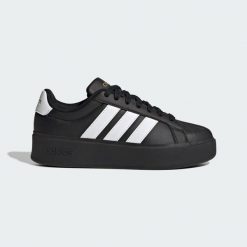 Buty ADIDAS STREETTALK BOLD Czarny. Białe obuwie trekkingowe damskie Adidas, z syntetyku, bez zapięcia. Za 299.00 zł.