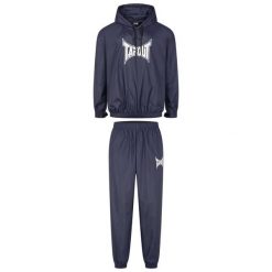 Kurtka wodoodporna Tapout Terraza. Niebieskie kurtki męskie TAPOUT, s, bez wzorów, z dresówki, sportowe, bez kaptura. Za 418.50 zł.