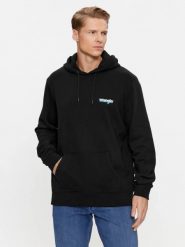 WRANGLER HOODIE MĘSKA BLUZA Z KAPTUREM WASHED BLACK 112343376 W658018282. Czarne bluzy męskie Wrangler, m, bez wzorów, z kapturem. Za 179.99 zł.