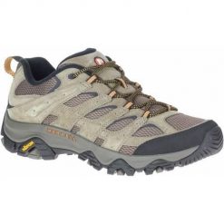 Buty trekkingowe męskie Merrell Moab 3. Brązowe buty zimowe męskie Merrell, z gumy, bez zapięcia. Za 562.00 zł.