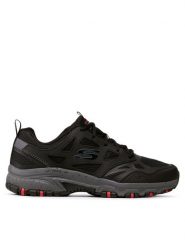 Skechers Trekkingi Hillcrest 237265/BKCC Czarny. Czarne buty zimowe męskie Skechers, bez wzorów, z materiału, bez obcasa, bez zapięcia. Za 239.99 zł.