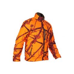 Kurtka myśliwska 500. Brązowe kurtki męskie SOLOGNAC, xl, bez wzorów, z materiału, bez kaptura. W wyprzedaży za 119.99 zł.