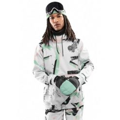 Kurtka snowboardowa męska W1 Delirium. Kurtki męskie SIROKO, l, bez wzorów, z softshellu, bez kaptura, narciarskie. W wyprzedaży za 294.95 zł.
