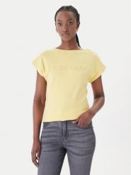 Marciano Guess T-Shirt G6GI04 K3505 Żółty Regular Fit. Żółte t-shirty damskie Marciano Guess, xl, z aplikacjami, z bawełny, bez kołnierzyka, bez ramiączek. Za 245.99 zł.