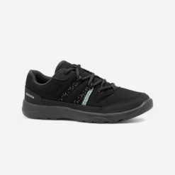 Second Life - Buty turystyczne damskie Quechua NH50 - Stan Dobry. Szare obuwie trekkingowe damskie QUECHUA, z materiału, bez zapięcia. Za 56.00 zł.