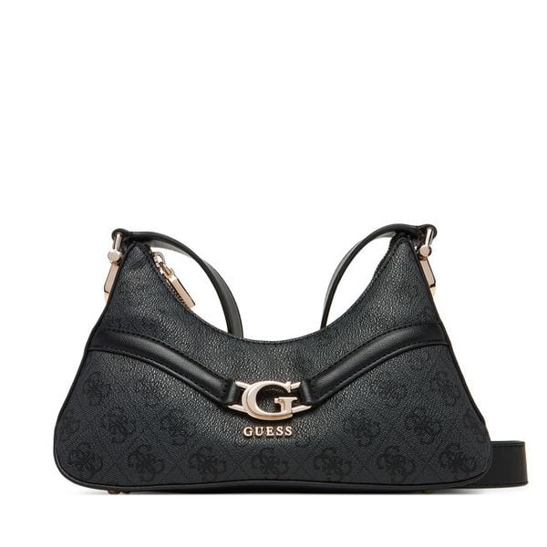 Torebka Guess. Szare listonoszki damskie Guess, z aplikacjami, bez dodatków. Za 289.99 zł.