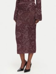 Liu Jo Spódnica ołówkowa WF6096 MA26S Fioletowy Slim Fit. Fioletowe spódnice damskie Liu Jo, l, bez wzorów, z bawełny, ołówkowe. Za 689.99 zł.