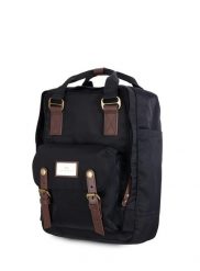 Plecak na laptopa Doughnut Macaroon - black. Czarne plecaki męskie Doughnut, bez wzorów, z nylonu, biznesowe. Za 438.00 zł.