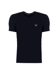 Emporio Armani T-shirt | 112010 4F511 | Mężczyzna | Granatowy. Niebieskie t-shirty męskie Emporio Armani, m, bez wzorów, z elastanu, bez kołnierzyka, bez ramiączek. W wyprzedaży za 219.00 zł.