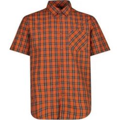 Cmp Man Shirt Koszula męska 100% poliester – 29ZV Antracite-Orange-Vaniglia. Brązowe koszule męskie CMP, m, bez wzorów, z poliesteru, klasyczne, bez kołnierzyka, bez ramiączek. Za 172.00 zł.