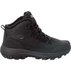 Buty trekkingowe męskie Jack Wolfskin Everquest Texapore Mid. Czarne trekkingi męskie Jack Wolfskin, z materiału, za kostkę, bez zapięcia. Za 681.00 zł.