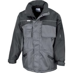 Parka Result Heavy Duty. Czarne parki męskie RESULT, na zimę, m, bez wzorów, bez kołnierzyka, bez kaptura. Za 333.50 zł.