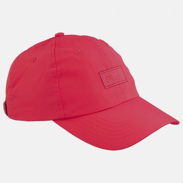Czapka damska z daszkiem Fila TAIF 6. Czerwone czapki damskie Fila, bez wzorów. Za 59.00 zł.