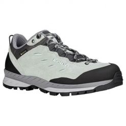 Buty trekkingowe damskie Lowa Delago Gtx Low. Białe obuwie trekkingowe damskie Lowa, z materiału, bez zapięcia. Za 718.45 zł.