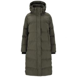 Parka dla kobiet Whistler Adalee. Szare parki damskie Whistler, bez wzorów, z puchu, bez kaptura. Za 552.00 zł.