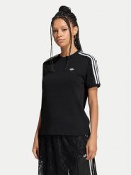 Adidas T-Shirt Lace 3 Stripes LG4263 Czarny Regular Fit. Czarne t-shirty damskie Adidas, xl, bez wzorów, z bawełny, bez kołnierzyka, bez ramiączek. Za 179.99 zł.
