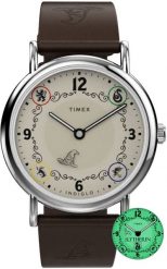 Zegarek Timex Zegarek męski Timex TW2Y76400 brązowy. Brązowe zegarki męskie Timex, bez wzorów. Za 699.00 zł.