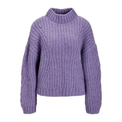 Damski sweter z długim rękawem JJXX maxime. Fioletowe swetry nierozpinane damskie JJXX, na zimę, bez wzorów, eleganckie, bez kołnierzyka, bez ramiączek. Za 265.00 zł.