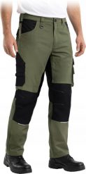 Reis Męskie spodnie robocze ochrona nóg kieszenie na nakolanniki wzmocnienia Cordura elementy pasy odblaskowe polecane dla branży - zielony 50. Brązowe spodnie sportowe męskie Reis, m, bez wzorów. Za 111.66 zł.