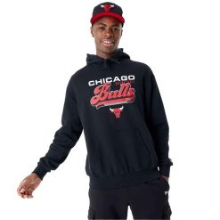 Bluza Z Kapturem Chibul Nowa Era Nba Graphic Os Dorosłych. Czarne bluzy damskie New Era, m, bez wzorów, z bawełny, bez ramiączek, z kapturem. Za 378.25 zł.