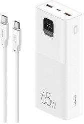Powerbank Usams USAMS Powerbank PB68 30000mAh 65WQC3.0+PD Fast Charge + kabel USB-C/USB-C 100W biały/white ATXLOGTCTG02 (US-CD185). Białe powerbanki Usams. Za 270.87 zł.