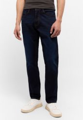MĘSKIE SPODNIE JEANSOWE MUSTANG OREGON SLIM K DENIM BLUE 1015547 5000 942. Niebieskie jeansy męskie Mustang, na zimę, z bawełny, casualowe. Za 229.99 zł.