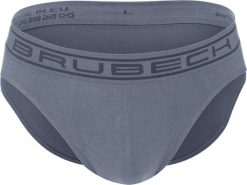 Brubeck BE00290A Slipy męskie COMFORT COTTON stalowy XXL. Szare slipki męskie Brubeck, m, bez wzorów. Za 57.98 zł.