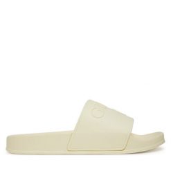 Klapki Guess. Klapki damskie Guess, z aplikacjami, bez obcasa, bez zapięcia. Za 99.99 zł.