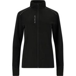 Damska kurtka wodoodporna Elite Lab Heat X2. Czarne kurtki sportowe damskie ELITE LAB, bez wzorów, bez ramiączek, bez kaptura, do biegania. Za 322.50 zł.
