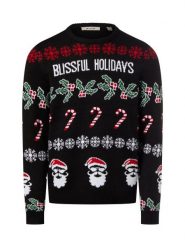 Only&Sons sweter z dzianiny Mężczyźni Sztuczne włókno czarny|wielokolorowy, S. Czarne swetry męskie Only&Sons, m, bez wzorów, z dzianiny, wizytowe, bez kołnierzyka, bez ramiączek. Za 79.95 zł.