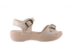 Sandały Azaleia 355 788 Napa Ivory, Beż, Materiał - 39. Brązowe sandały damskie Azaleia, bez wzorów, z materiału, bez obcasa, bez zapięcia. W wyprzedaży za 62.10 zł.