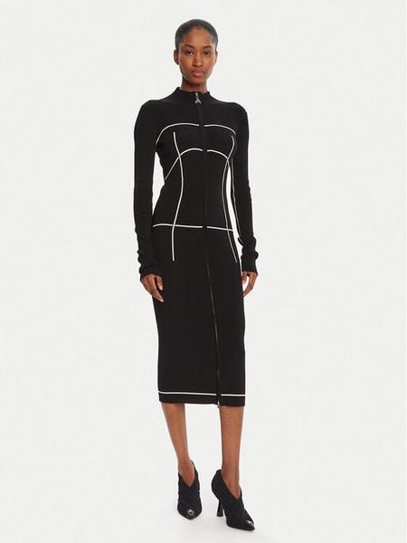 Patrizia Pepe Kardigan 8A1522 K265 FG09 Czarny Regular Fit. Czarne kardigany damskie Patrizia Pepe, bez wzorów, z syntetyku, bez kołnierzyka. Za 1,179.00 zł.