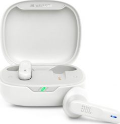 Tikros belaidės ausinės JBL Wave Flex 2, baltos. Słuchawki bezprzewodowe Flex. Za 329.00 zł.