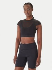 Calvin Klein Performance T-Shirt LVGWS6K219 Czarny Slim Fit. Czarne t-shirty damskie Calvin Klein Performance, l, bez wzorów, z syntetyku, bez kołnierzyka, bez ramiączek. Za 269.99 zł.