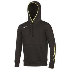 Bluza z kapturem Mizuno Team. Czarne bluzy męskie Mizuno, bez wzorów, sportowe, bez ramiączek, z kapturem. Za 229.00 zł.