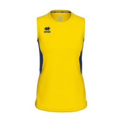 Damski tank top Errea Carry. Niebieskie koszulki sportowe damskie ERREA, bez wzorów, bez ramiączek. Za 227.50 zł.