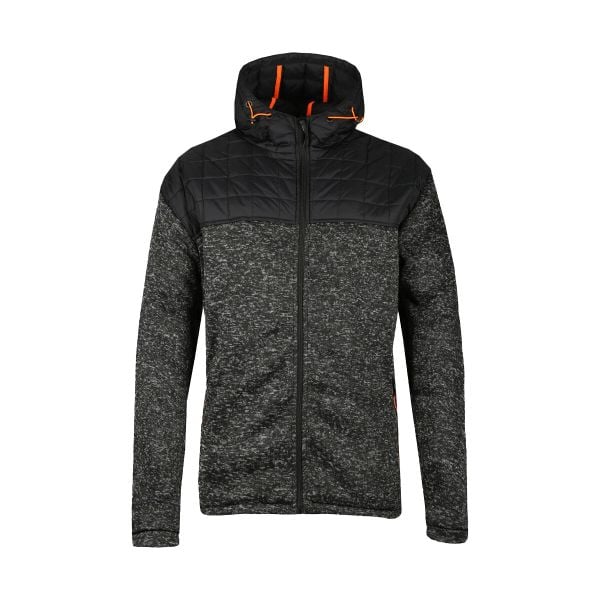 Kurtka hybrydowa męska Aulp Bukai ocieplana z kapturem wygodna czarna. Czarne kurtki sportowe męskie Aulp, na zimę, m, bez wzorów, z kapturem, narciarskie. W wyprzedaży za 229.99 zł.