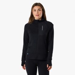 Bluza Wędrówki Kobieta Ultra Light Szybkoschnący. Niebieskie bluzy damskie SWEDEMOUNT, xl, bez wzorów, z elastanu, klasyczne, bez ramiączek, bez kaptura. Za 163.99 zł.
