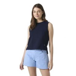 Damski tank top Helly Hansen Capri. Niebieskie topy damskie Helly Hansen, s, bez wzorów, bez kołnierzyka, bez ramiączek. Za 283.00 zł.