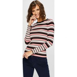 Jacqueline de Yong - Sweter. Niebieskie swetry nierozpinane damskie Jacqueline de Yong, s, bez wzorów, z dzianiny, bez kołnierzyka, bez ramiączek. W wyprzedaży za 59.90 zł.