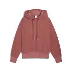 Bluza z kapturem damska Puma Her Oversized Winterized Hoodie. Czerwone bluzy damskie Puma, l, bez wzorów, sportowe, bez ramiączek, z kapturem. Za 189.00 zł.