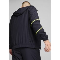 Męska kurtka przedmeczowa z tkaniny Manchester City PUMA. Niebieskie kurtki męskie Puma, m, bez wzorów, z tkaniny, sportowe, bez kaptura. W wyprzedaży za 275.30 zł.