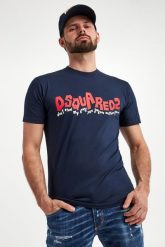 T-shirt męski DSQUARED2. T-shirty męskie Dsquared2, m, bez wzorów, bez kołnierzyka, bez ramiączek. W wyprzedaży za 1,383.20 zł.