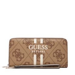 Portfel Guess. Brązowe portfele damskie Guess. Za 209.99 zł.