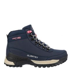 Buty trekkingowe damskie AULP EVEREST wodoodporne oddychające. Niebieskie obuwie trekkingowe damskie Aulp, bez zapięcia. W wyprzedaży za 259.99 zł.