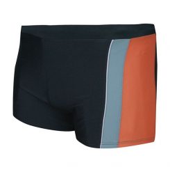 Bokserki Pomarańczowo-Czarne Kąpielowe, Kąpielówki, Plażowe, na Basen, do Pływania -DELFINOS. Szare kąpielówki męskie Delfinos, s, bez wzorów, z elastanu. Za 29.00 zł.