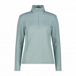 Sweter CMP Kobiety z 1/4 zamkiem. Czarne swetry nierozpinane damskie CMP, bez wzorów, z elastanu, bez kołnierzyka, bez ramiączek. Za 202.00 zł.