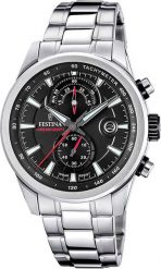 Zegarek męski Festina F20694-6 srebrny. Szare zegarki męskie Festina, bez wzorów, srebrne. Za 898.66 zł.