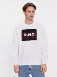Hugo Bluza Duragol 50506990 Biały Regular Fit. Białe bluzy męskie Hugo, m, bez wzorów, z bawełny, bez ramiączek, bez kaptura. Za 269.99 zł.