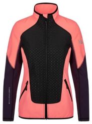 Damska kurtka Loap Uxula pomarańczowa. Brązowe kurtki sportowe damskie ÀLG, na jesień, l, bez wzorów, z elastanu, bez ramiączek, bez kaptura, trekkingowe. Za 228.99 zł.
